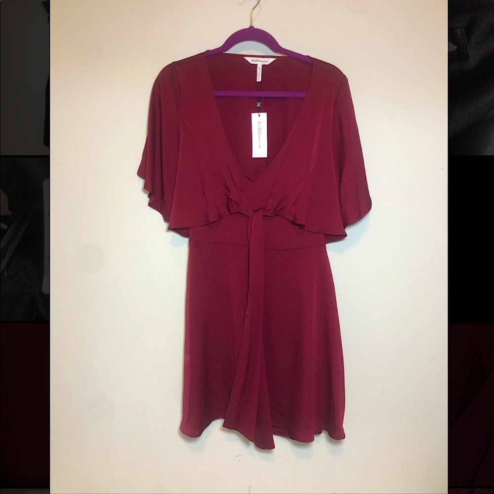 BCBGeneration dress in deep red. Juniors Medium.